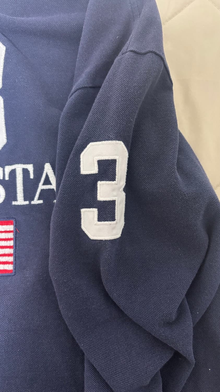 Polo 폴로 랄프로렌 빅포니 성조기 카라넥 커스텀핏 상품이미지2