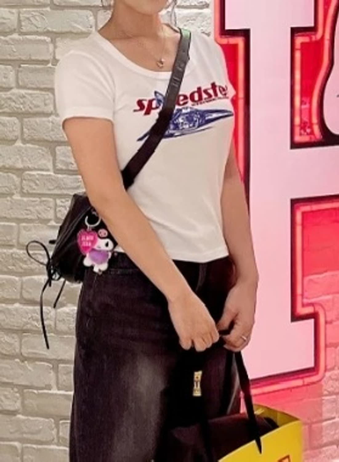 히스테릭 글래머 스피드스터 치비 티셔츠 화이트 새상품 상품이미지2