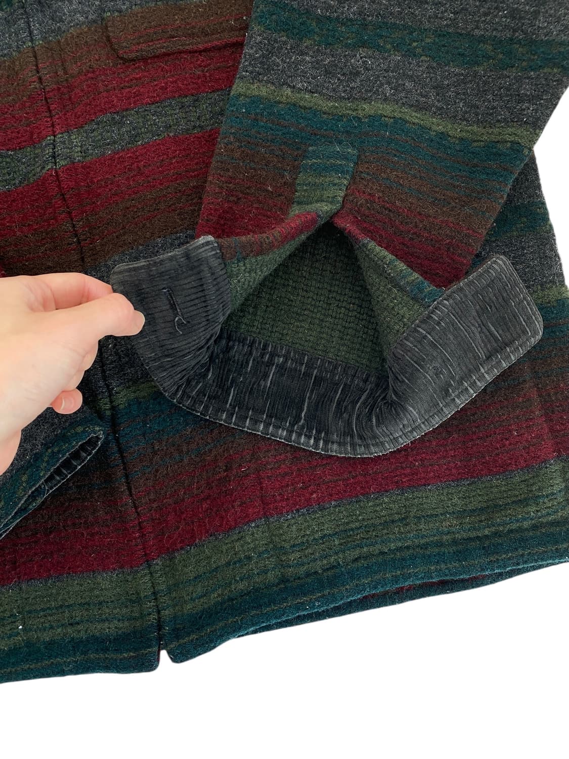 8-90‘s 울리치 블랭킷 스트라이프 울 자켓 상품이미지7