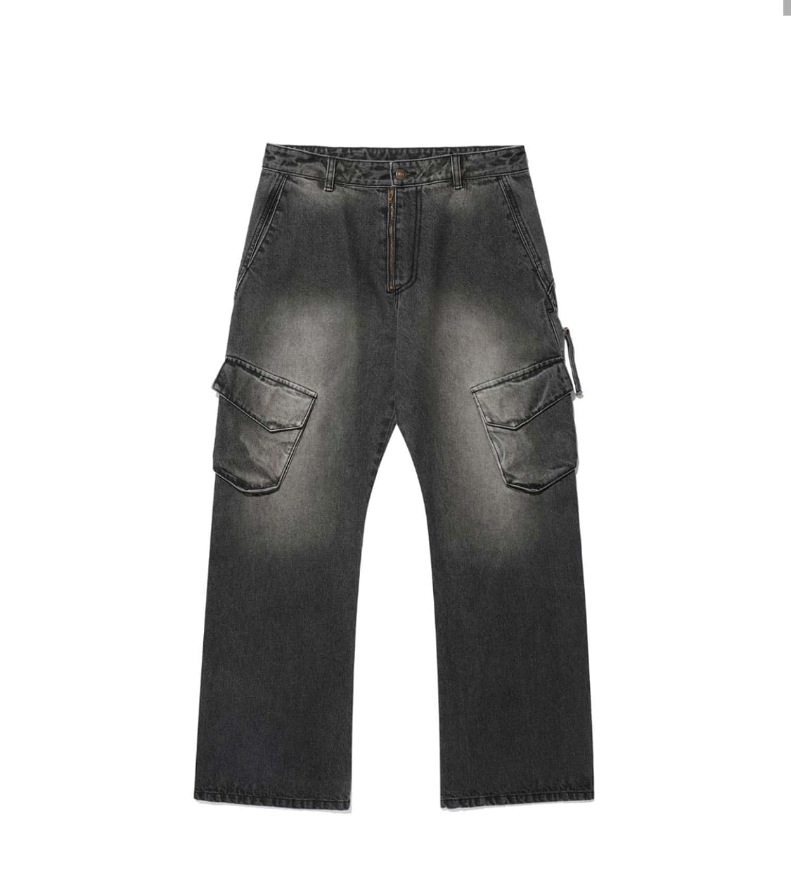 이스트쿤스트 부츠컷 카고진 블랙 S사이즈 상품이미지2