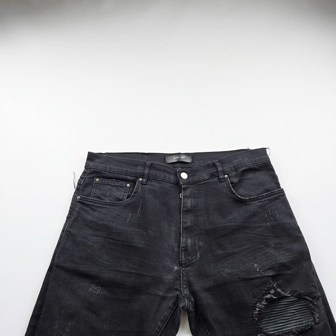 AMIRI 청바지 스판 흑청 데님 사이즈34 R3350 상품이미지2