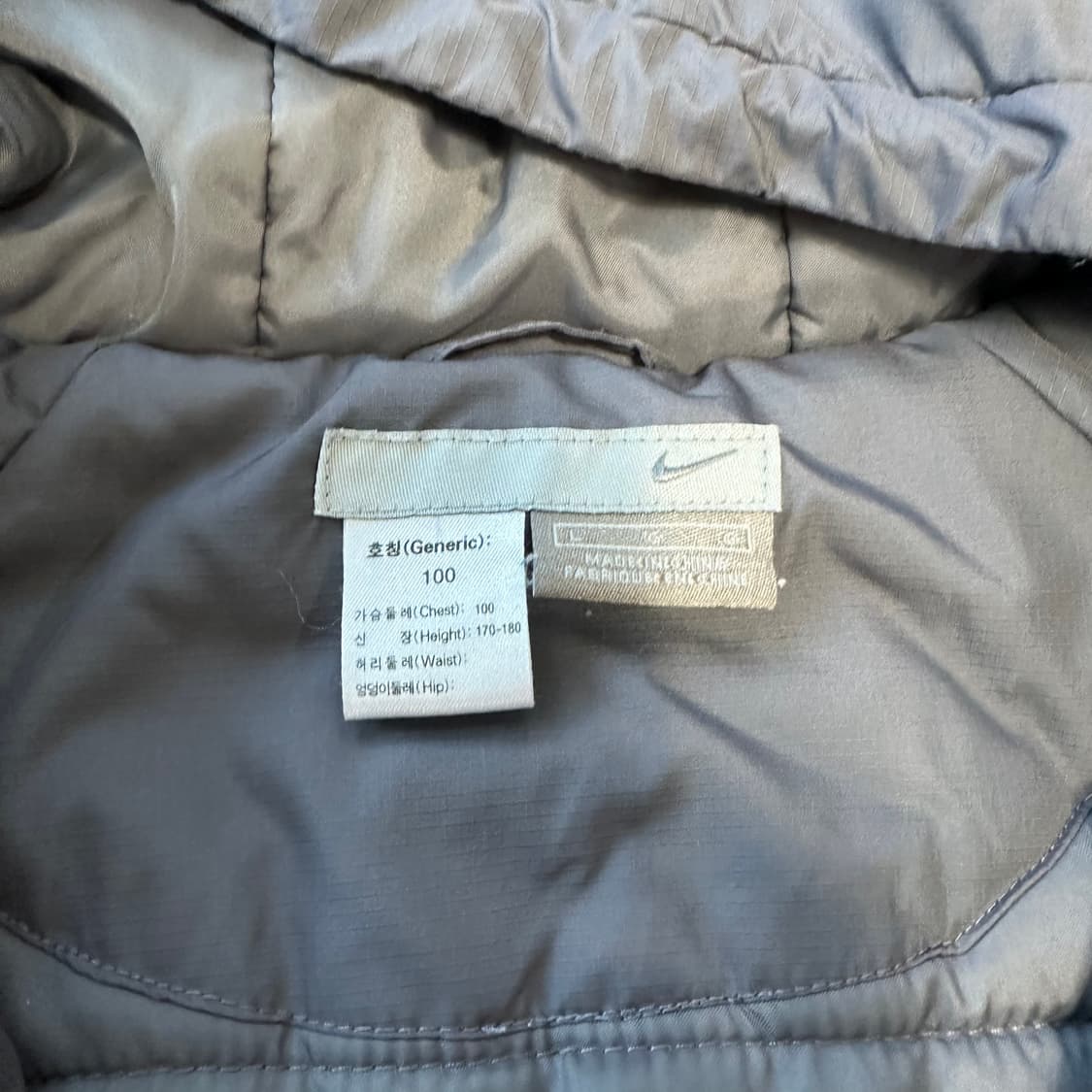 나이키 후드 롱 코트 패딩  상품이미지4