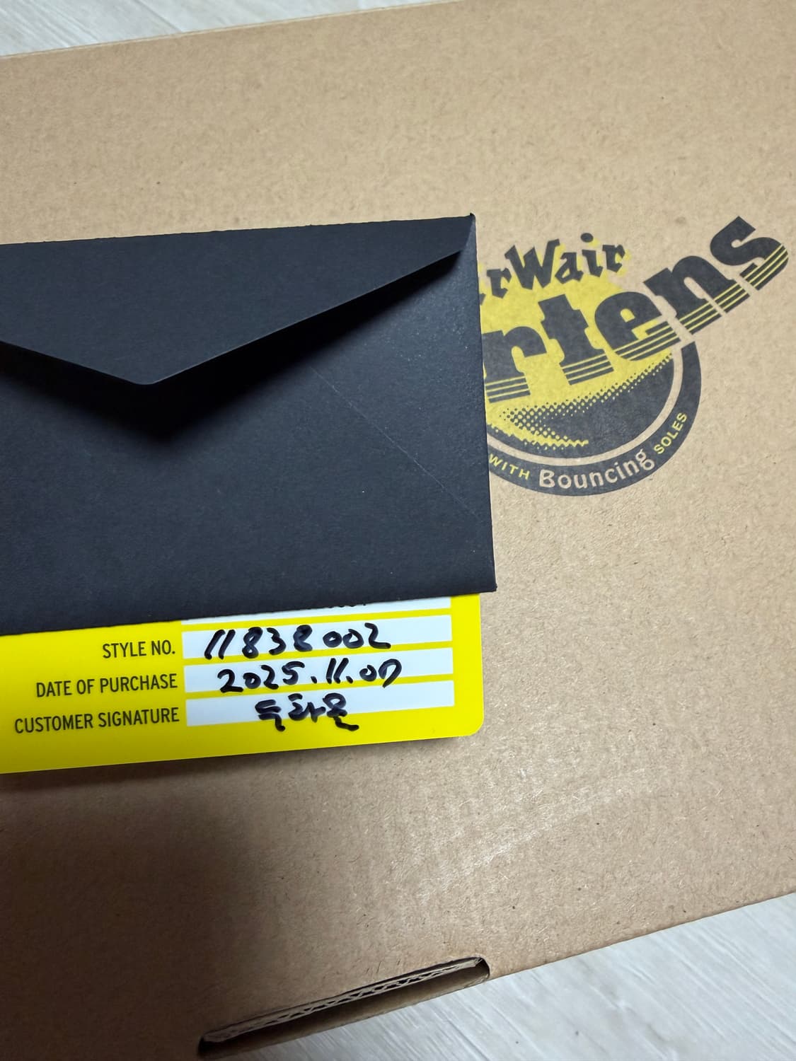 닥터마틴 1461 스무스 블랙 270 새상품 상품이미지6