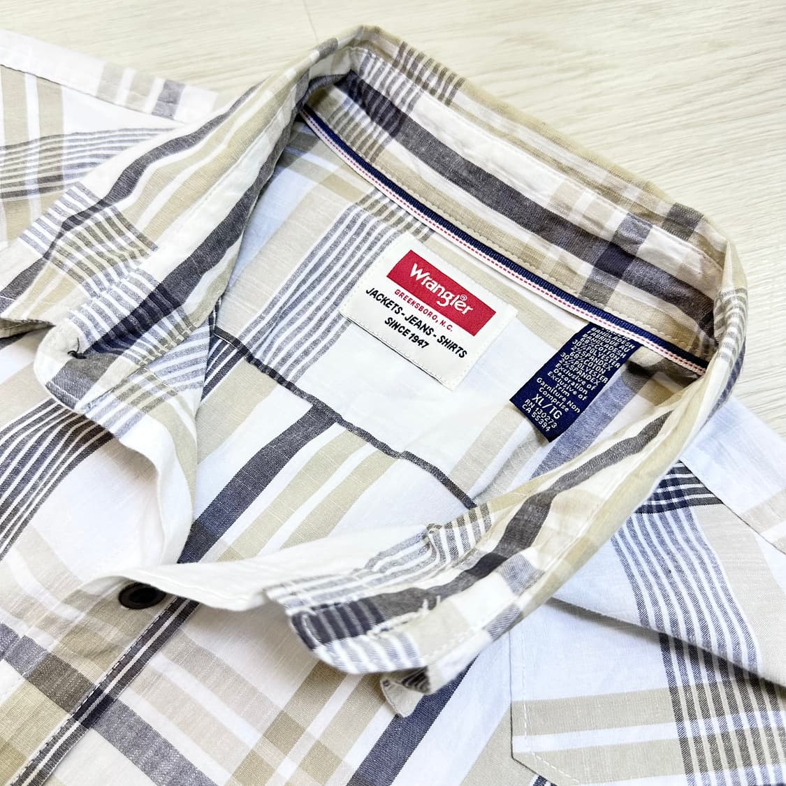 랭글러 웨스턴 체크셔츠 상품이미지4