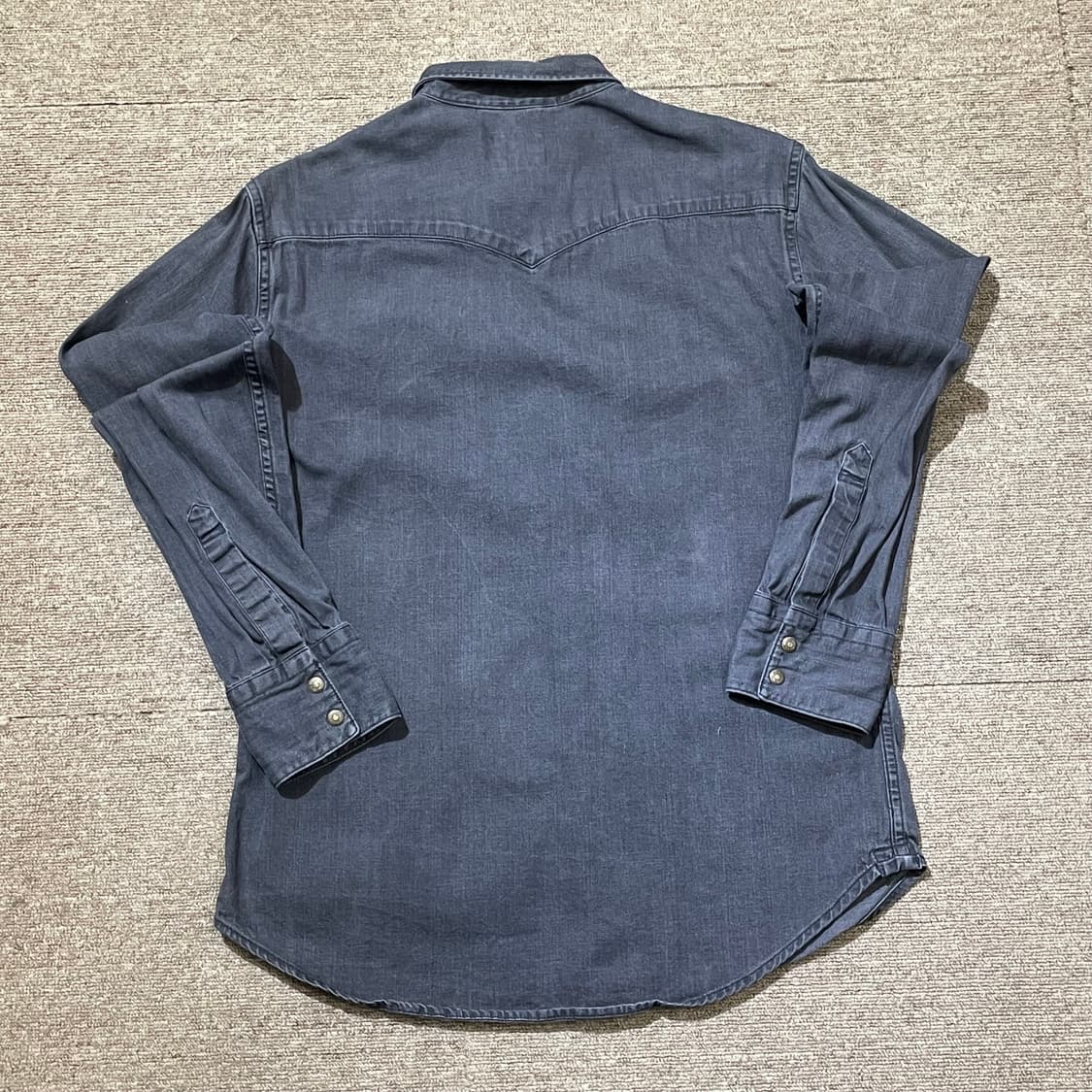 (M) Levi's 리바이스 코튼 블랙 웨스턴 셔츠 상품이미지7