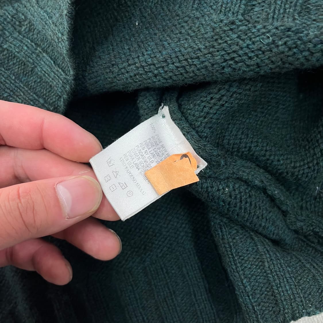 105 버버리 기마로고 엘보우 패치 울반집업 니트  상품이미지6