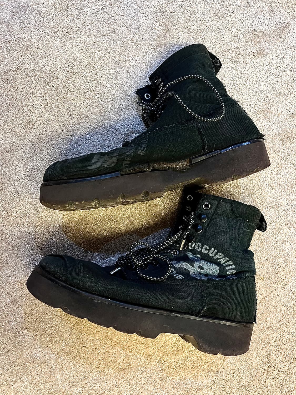 언더커버 2006AW "paperdoll" 하이브리드 부츠 상품이미지1