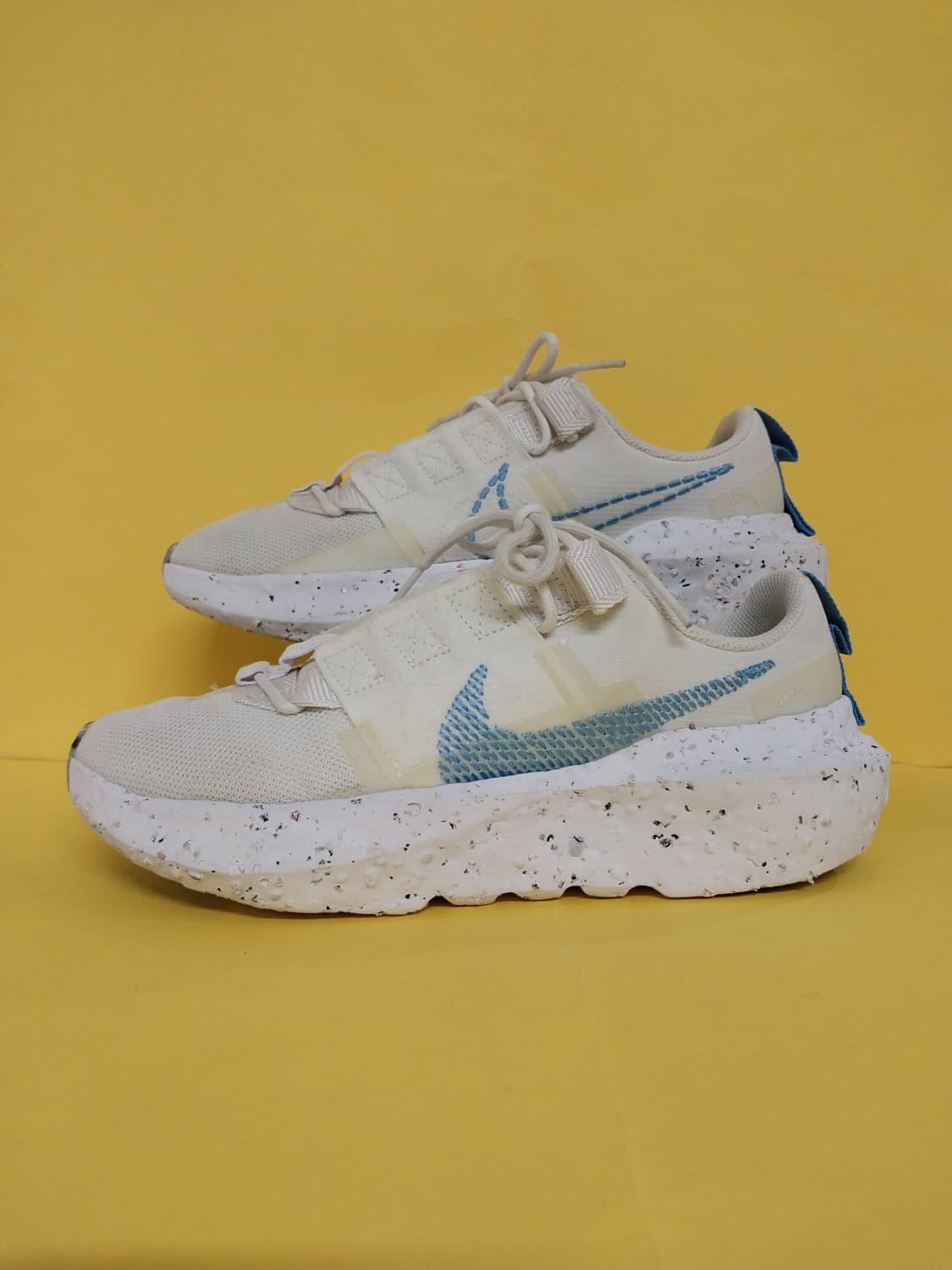 여성 나이키 크레이터 임팩트 화이트 유니버시티블루 운동화 (230) 상품이미지1