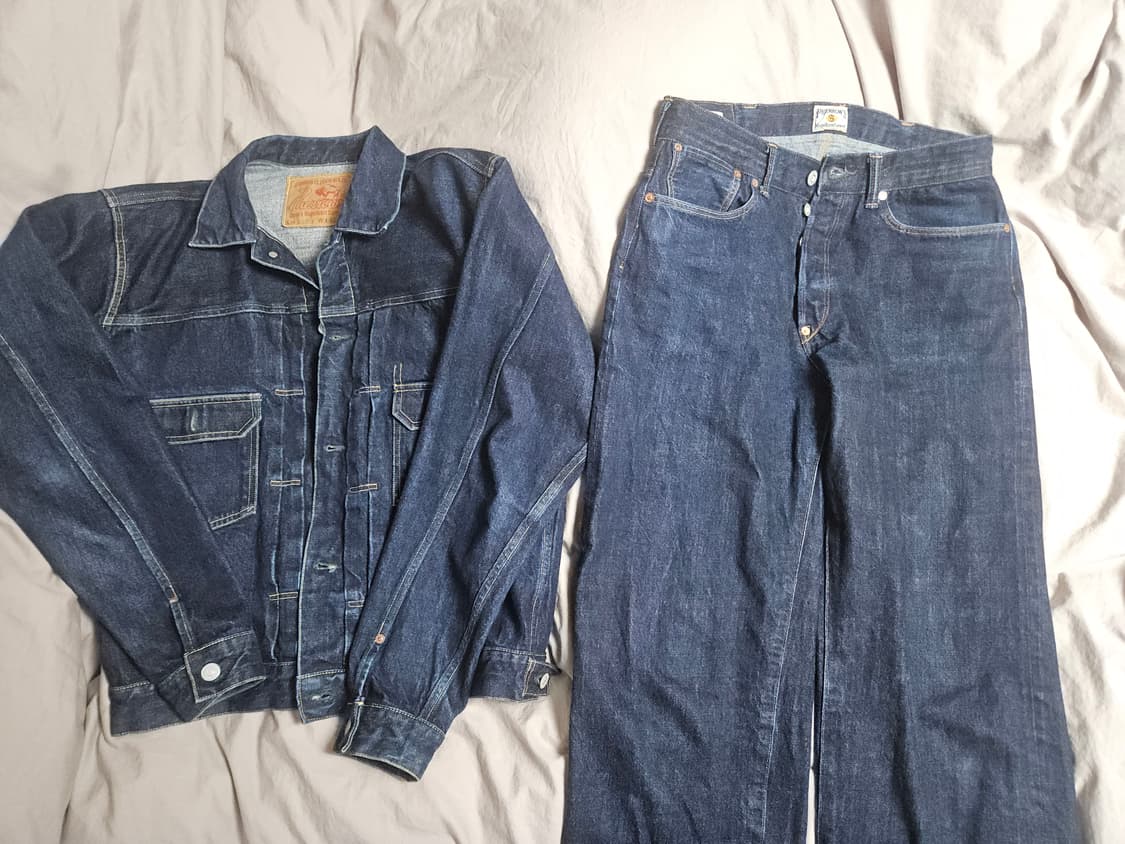 페로우즈 데님 셋업 상품이미지1