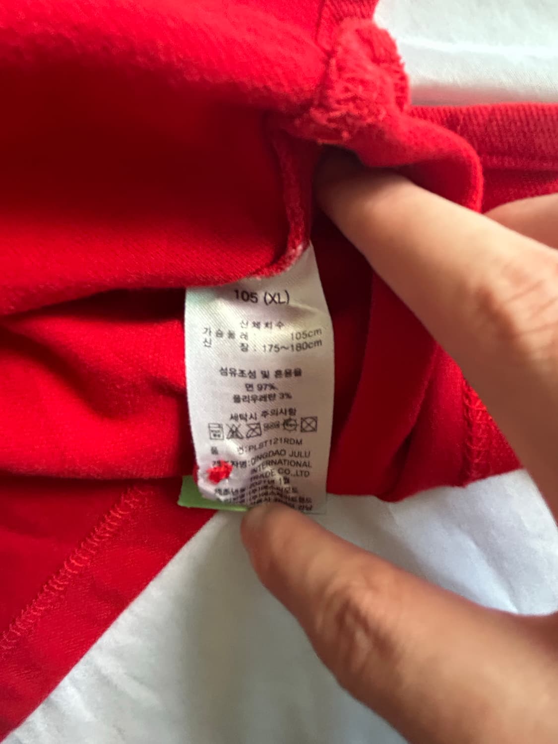 폴로 클럽 빨간색 카라티 상품이미지4