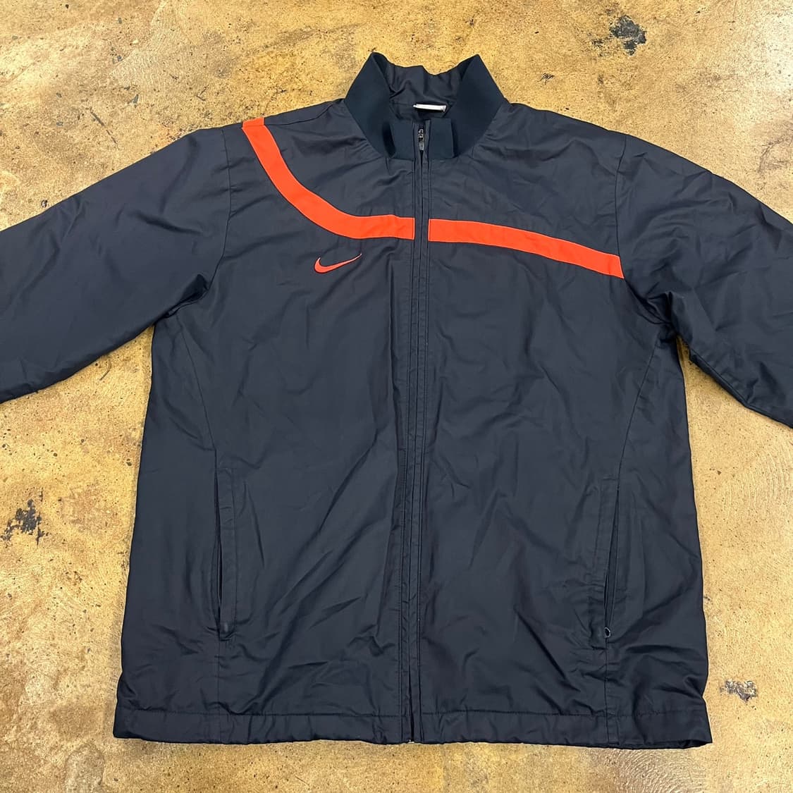 [정품/M] 나이키 블랙 오렌지 바람막이 자켓 b15 상품이미지3