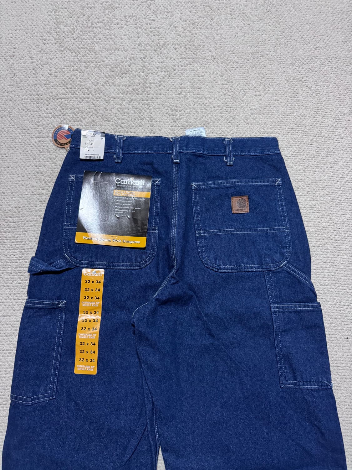 00s USA 칼하트 Carhartt 워크 데님 팬츠 W32 상품이미지6