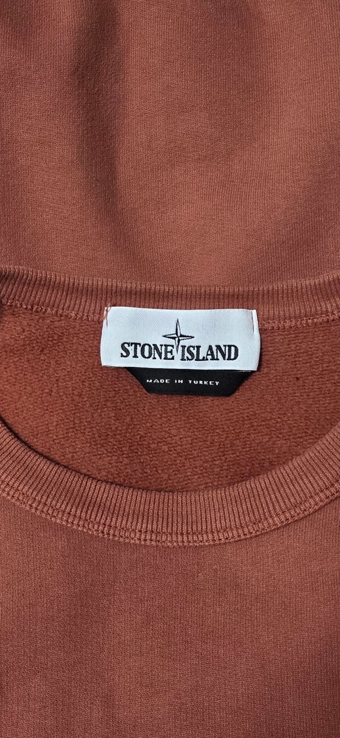스톤아일랜드 맨투맨 티셔츠 테라코타 L 상품이미지3