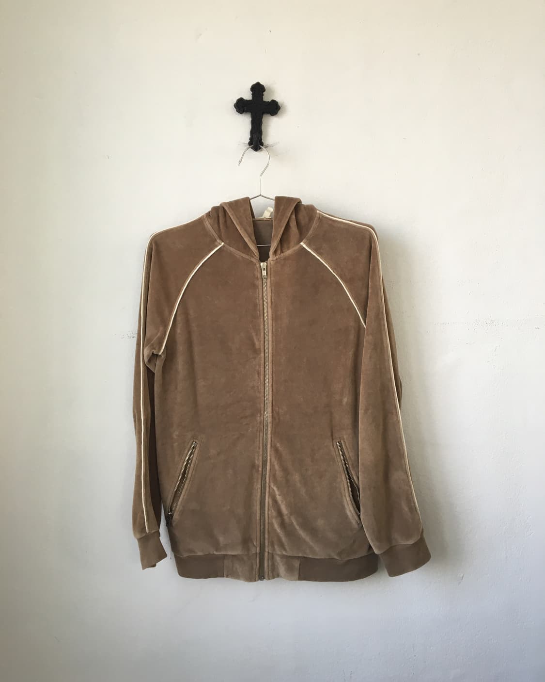 Velvet hood zip up 상품이미지2