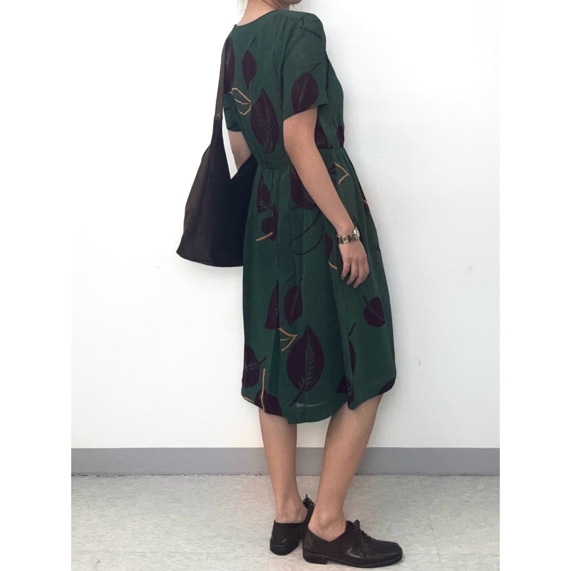 빈티지 그린 에스닉 원피스 상품이미지4