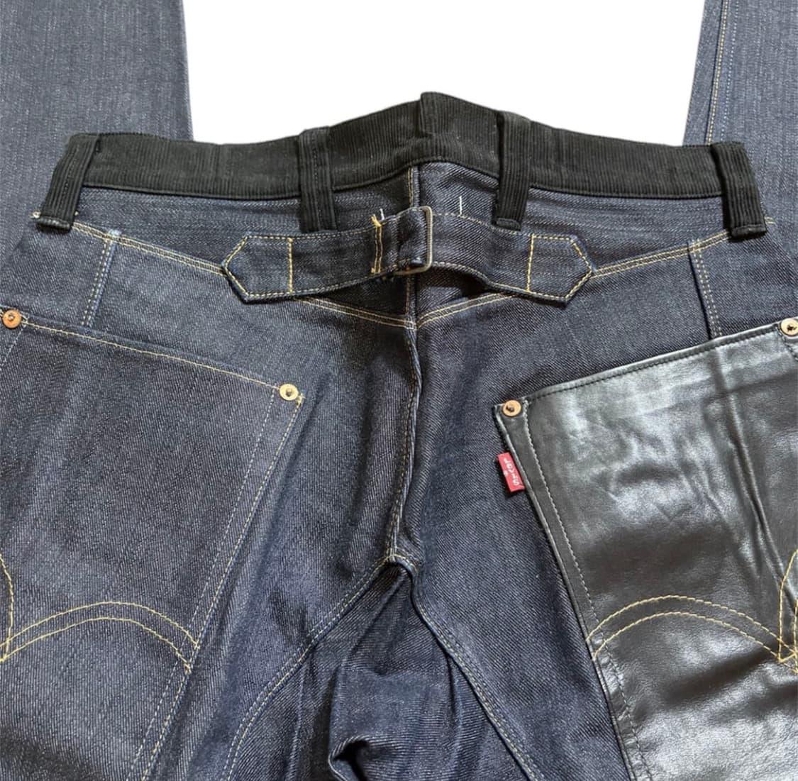 [S] 준야와타나베 X 꼼데가르송 X 리바이스 신치백 절개 데님 상품이미지3