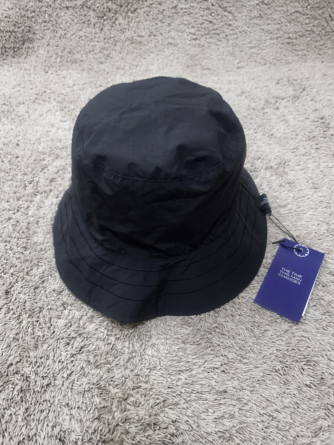 페프 스튜디오 네이비/블랙 리버시블 사파리햇 새제품 상품이미지6