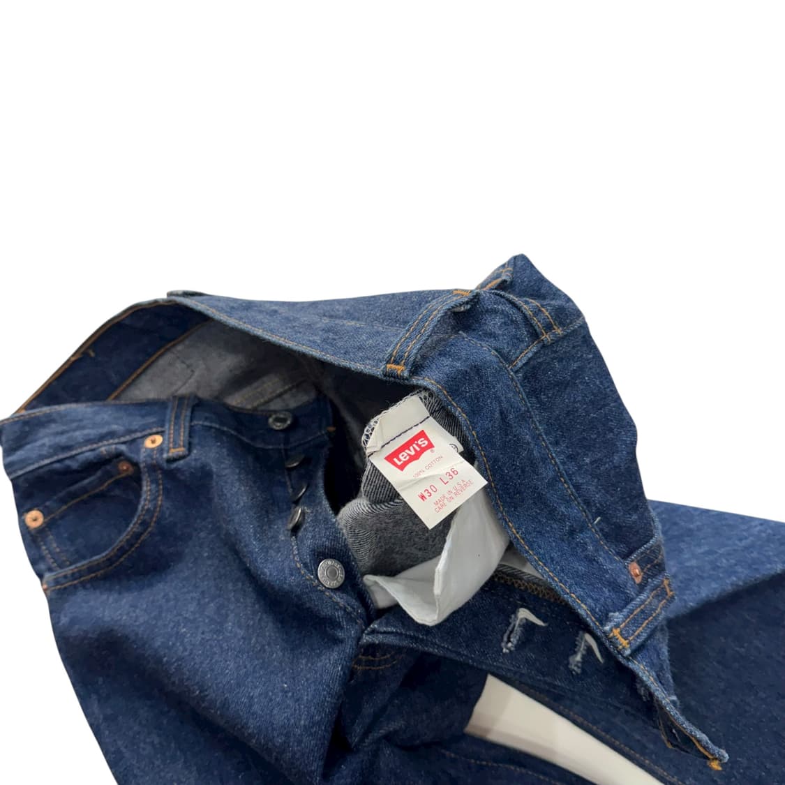 [28.5] 90's 리바이스 501 데님 청바지 USA [lv1082] 상품이미지4