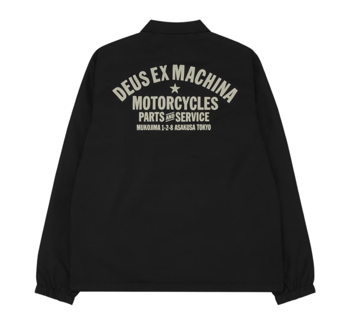 데우스 엑스 마키나 도쿄 아사쿠사 어드레스 코치 자켓 블랙 상품이미지2