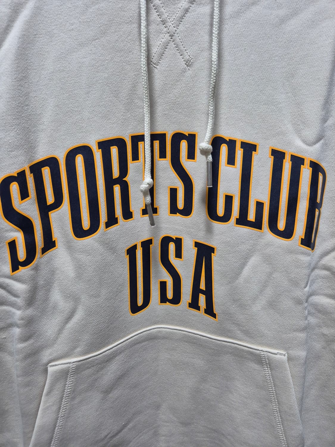 (타임세일)(새상품)뉴발란스 스포츠클럽 후드티 아이보리 상품이미지5