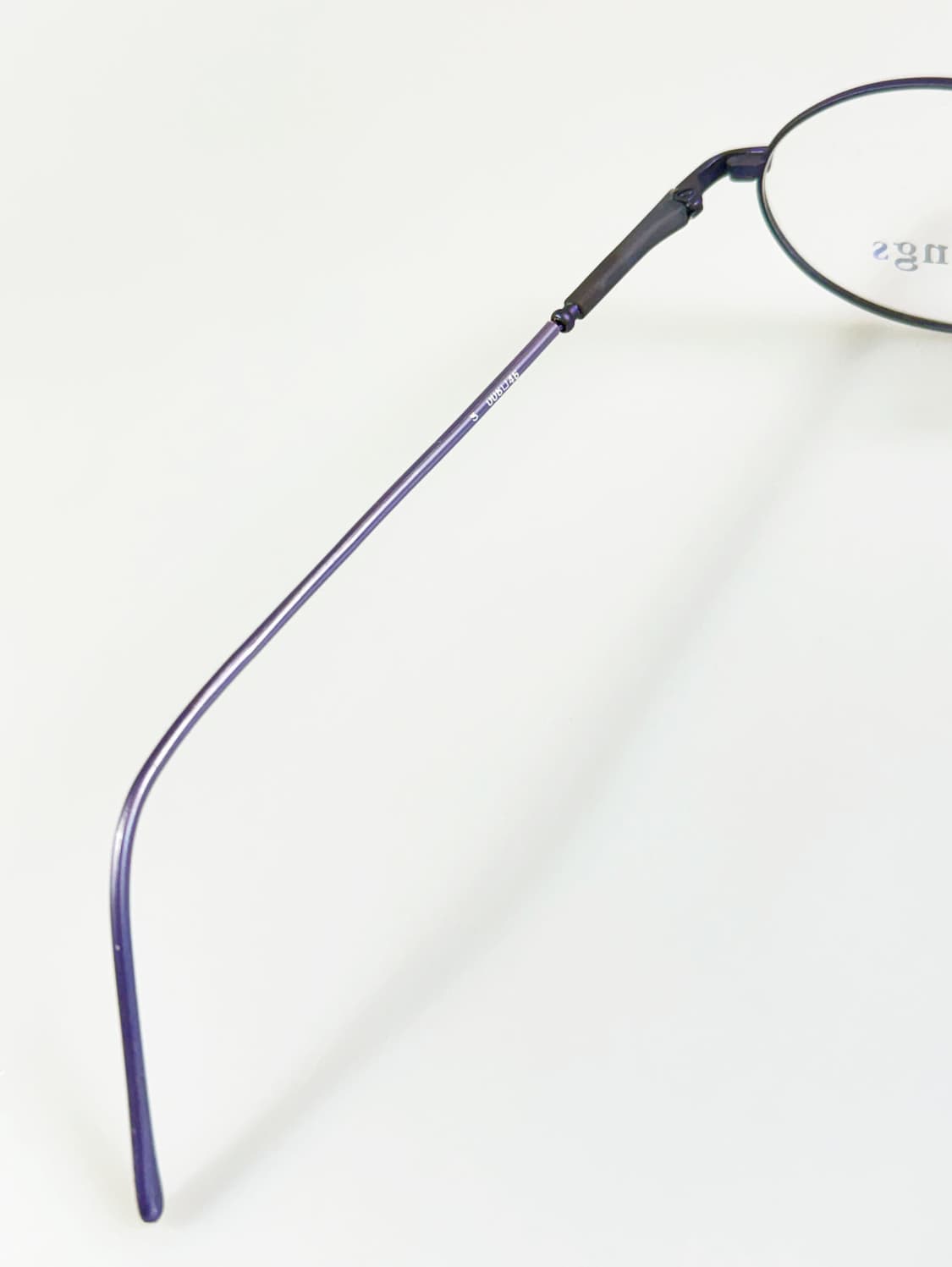 VIKINGS 퍼플 슬림 오벌 메탈 프레임 빈티지 안경 상품이미지7