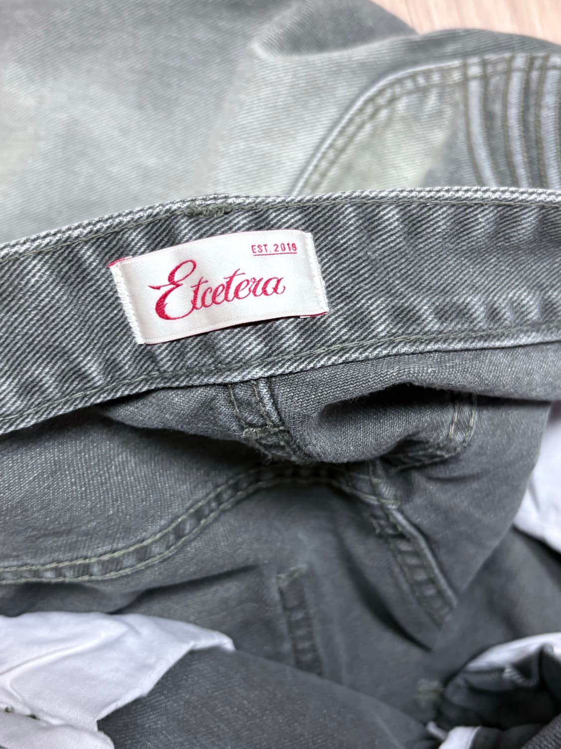 Etce 배기진 카키 M 상품이미지6