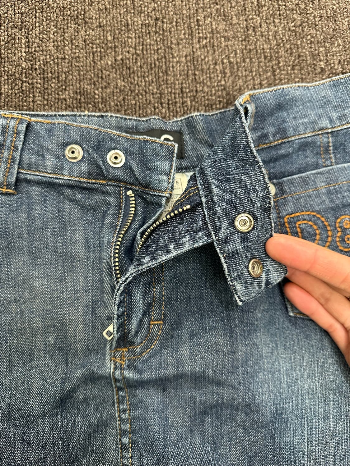 26)Dolce&Gabbana 빈티지 데님 미니스커트 상품이미지3