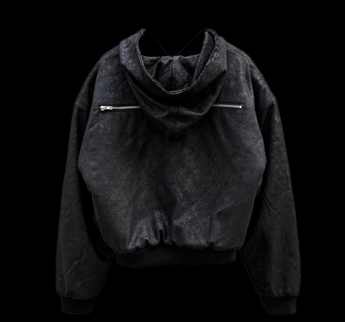 (구매)preoccupy 크랙 스킨 후드 봄버 os 상품이미지1