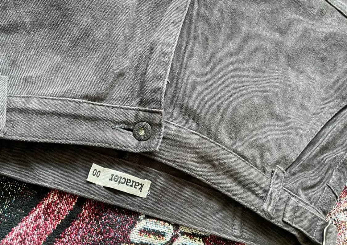 카락터 웨스턴 부츠컷 워크팬츠 상품이미지3