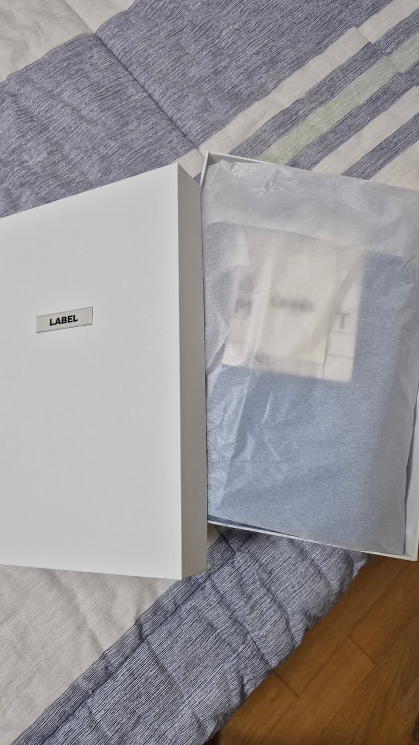 라벨아카이브 모헤어 머플러 블루 새상품 상품이미지3