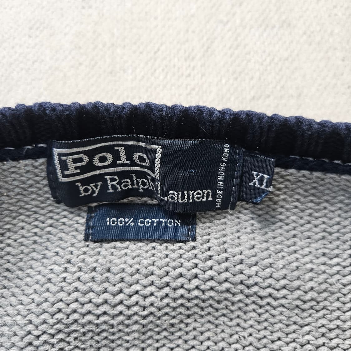 XL 폴로랄프로렌 코튼 니트 조끼 0327Y 상품이미지3