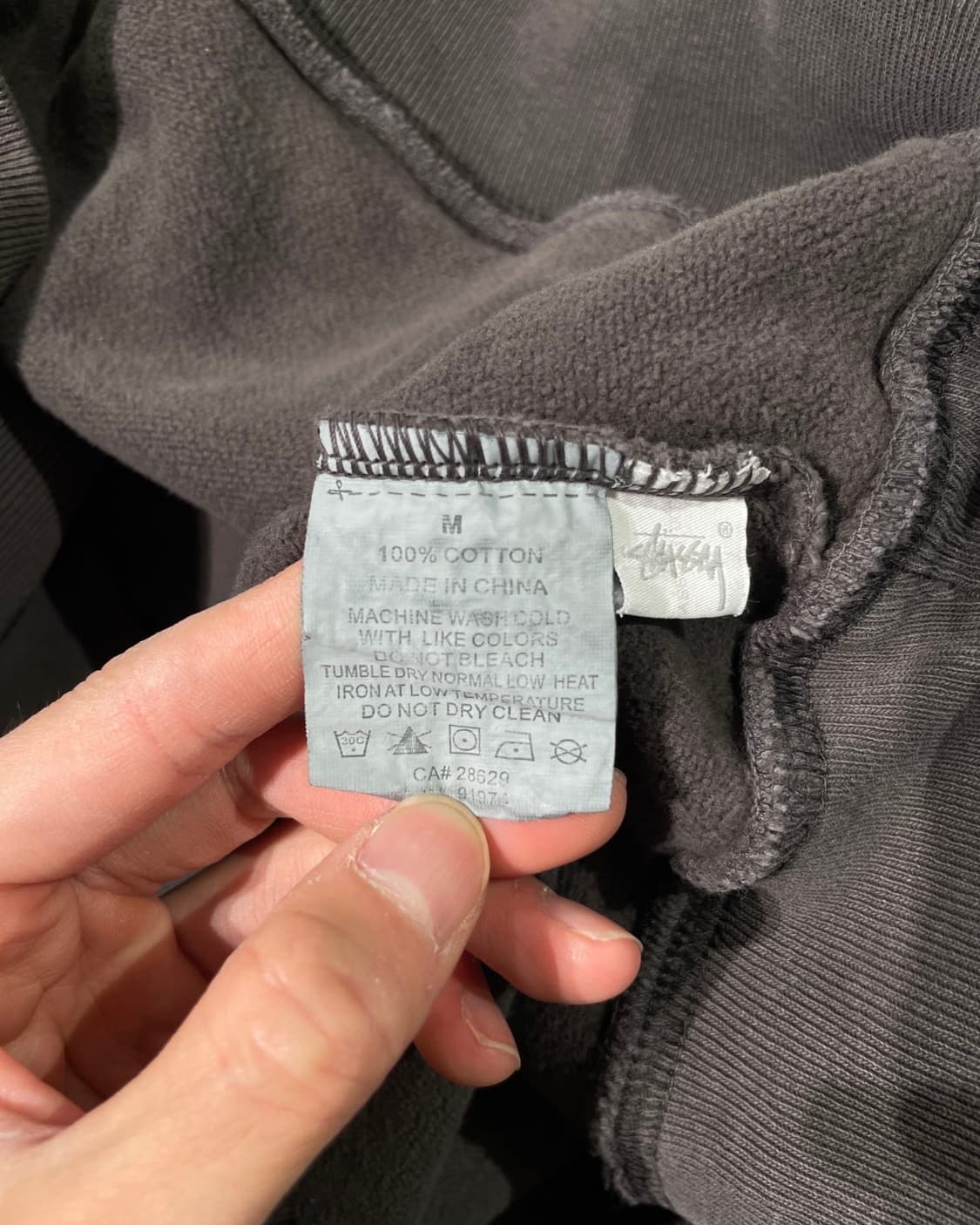 스투시 브라운 애그니스 박시 크롭 후디 상품이미지8