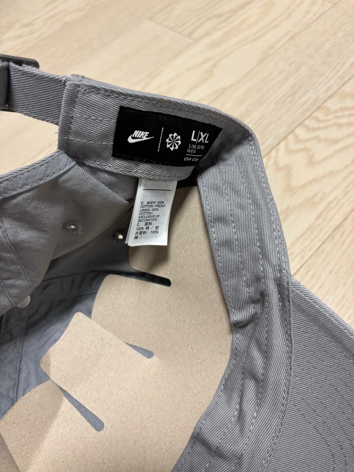 [새상품] 나이키 클럽 퓨추라 볼캡 그레이 상품이미지3