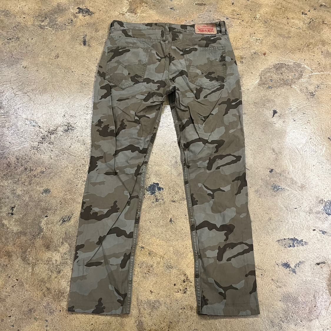 [정품/34] 리바이스 카모 밀리터리 스타일 바지 b18 상품이미지2