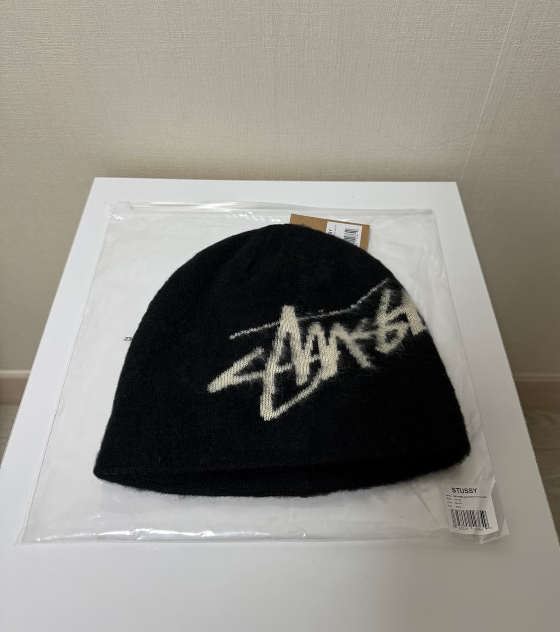 (새상품)스투시 브러쉬드 스컬캡 비니 상품이미지1