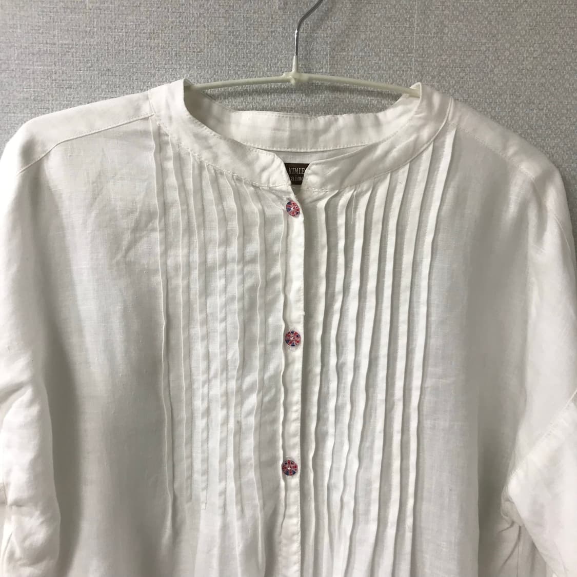 레이어드 화이트 원피스 블라우스  상품이미지2