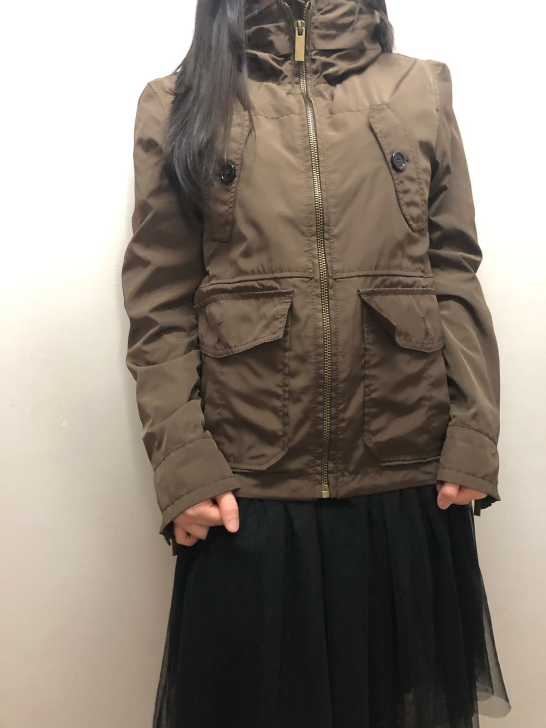 빈티지 자라 맨 올리브 카키 펑크 포켓 자켓 상품이미지7