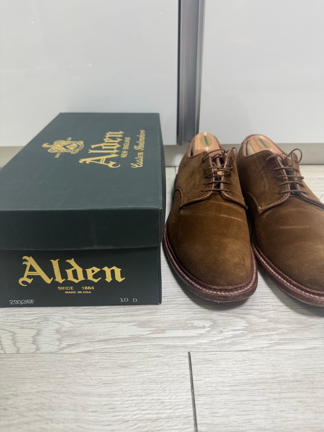 [판매]Alden(알든) 29336F 스웨이드 더비슈즈 10D 상품이미지1
