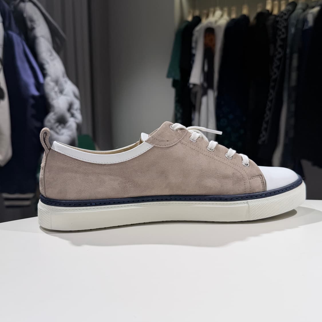 (A/42.5) / 에르메스 스웨이드 스니커즈 브라운 상품이미지5