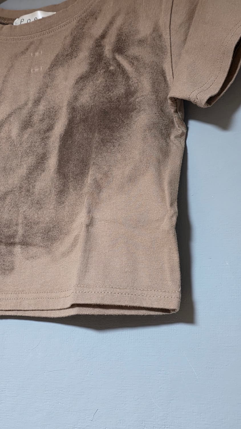 [이너뮤트] 블러 크롭티(브라운) 상품이미지2