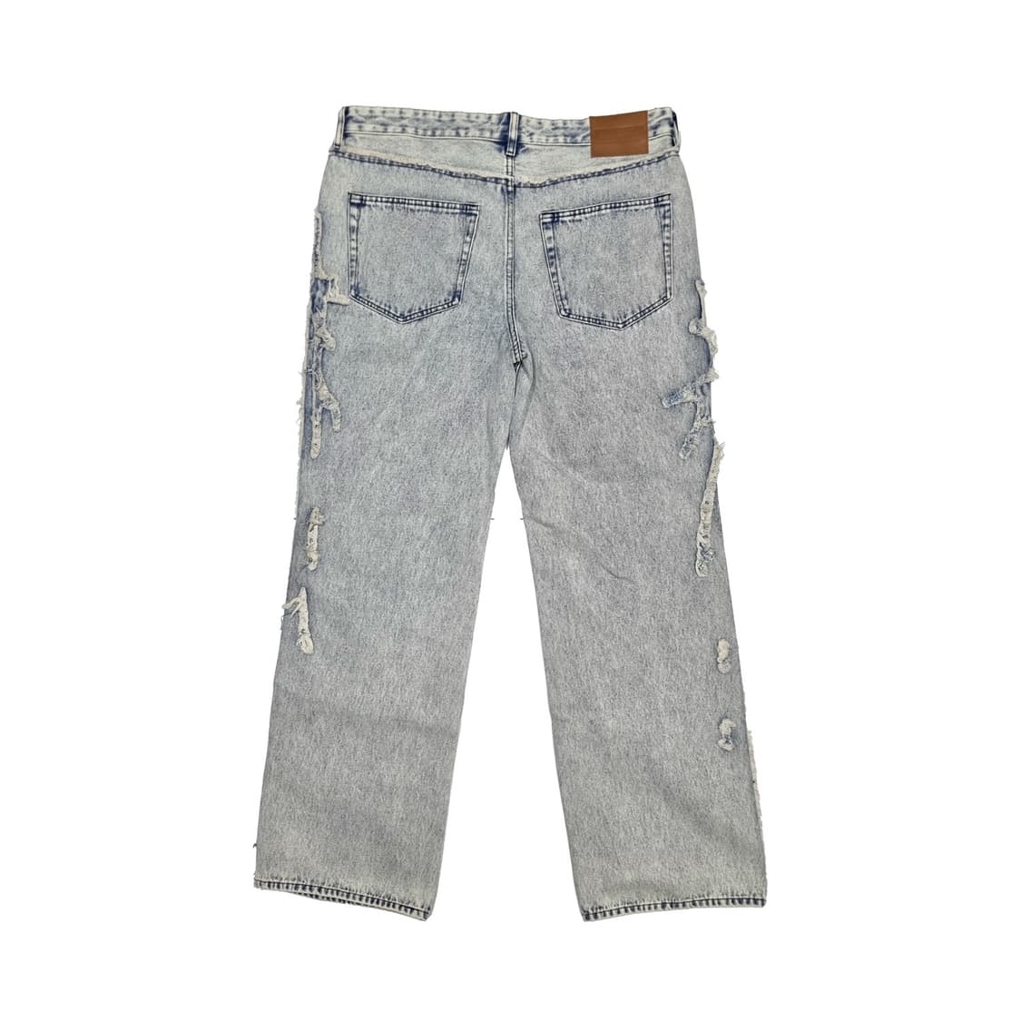 H&M 글렌마틴스 * 디스트레스드 룩 데님 진 * 라이트 블루 * 54 상품이미지3