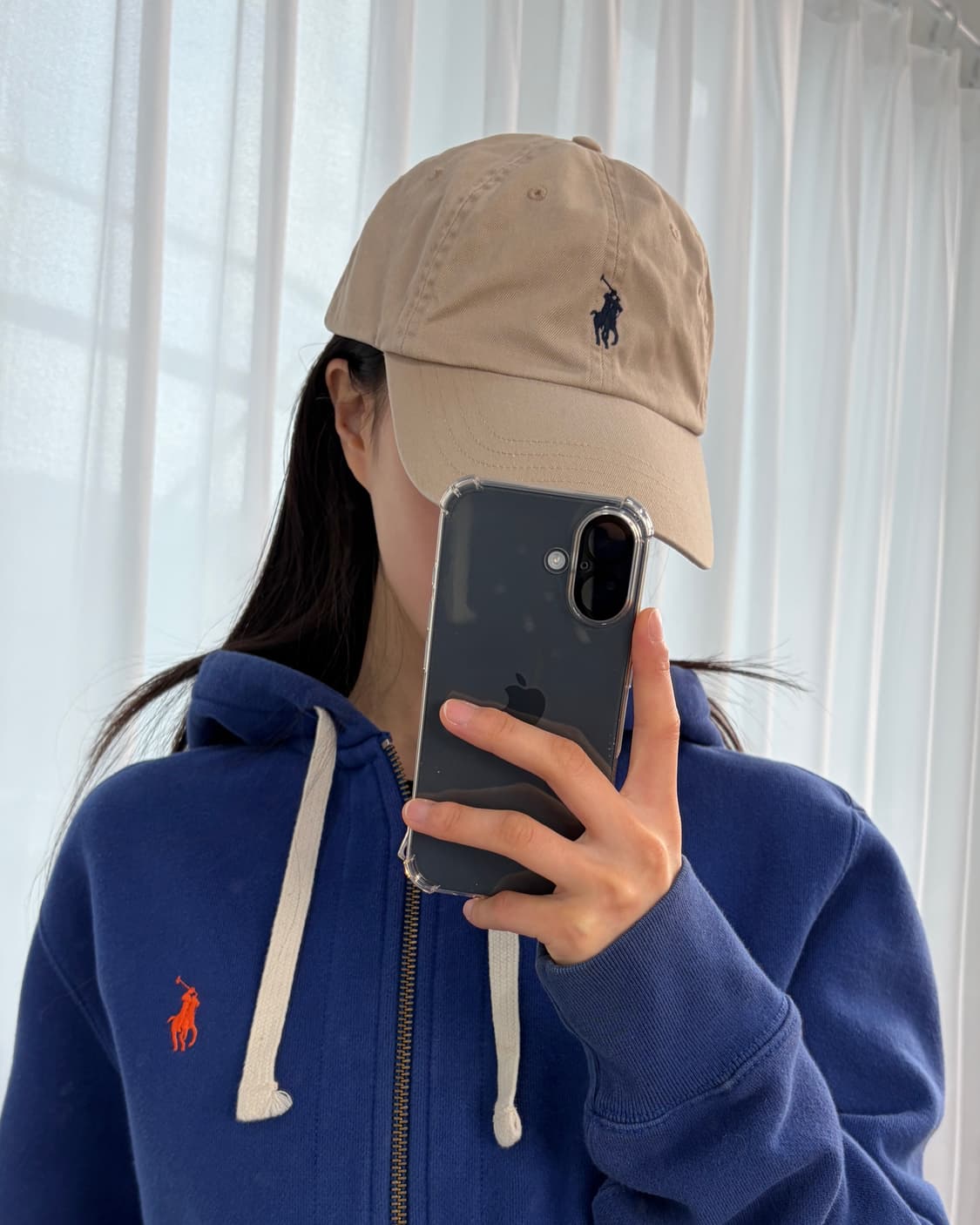 폴로 랄프로렌 베이지 코튼 치노 볼캡 상품이미지1