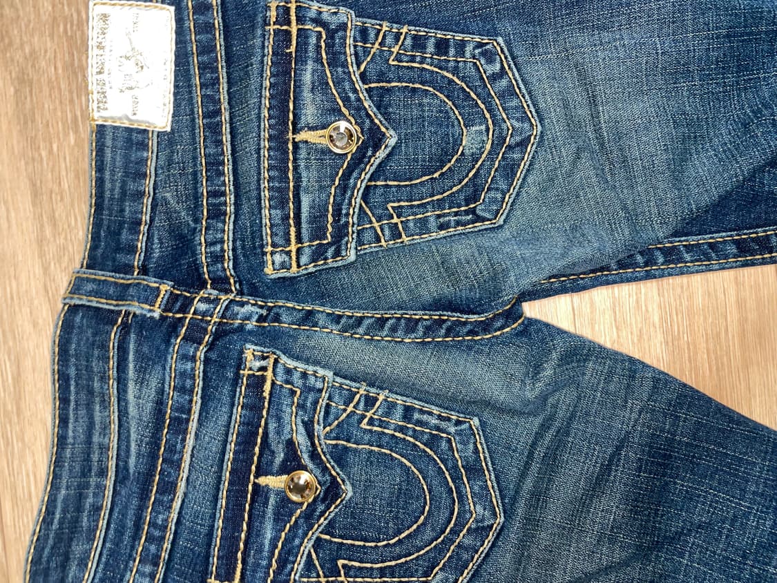 트루릴리젼 큐빅 로우라이즈 데님 팬츠 상품이미지3