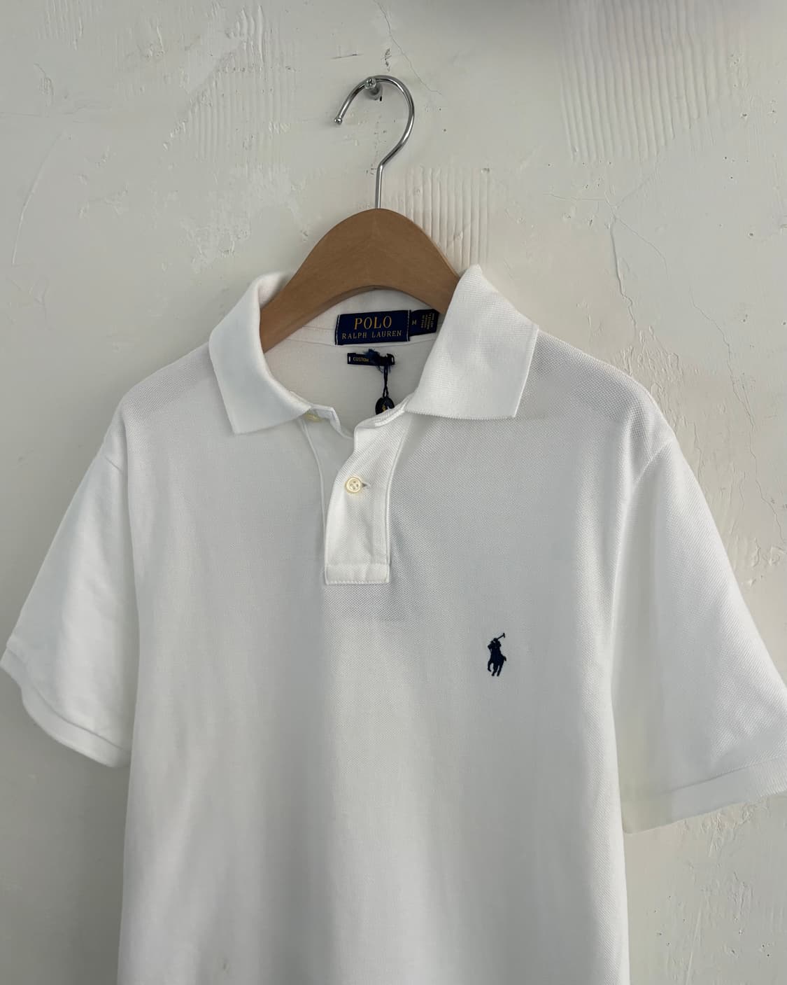 Polo 폴로 랄프로렌 신형 화이트 코튼 PK 카라티셔츠  상품이미지2