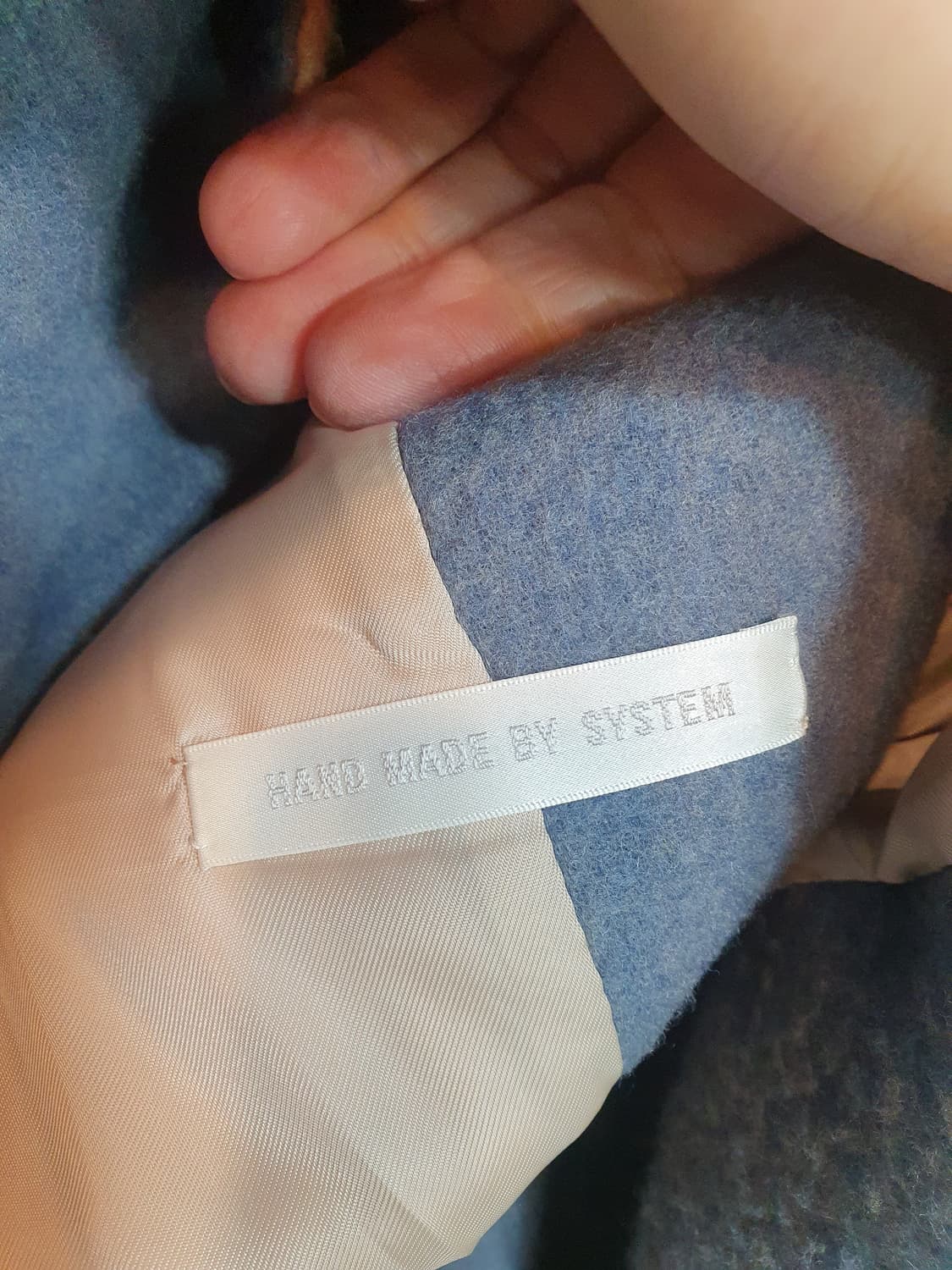 시스템 핸드메이드 더블 코트  상품이미지4