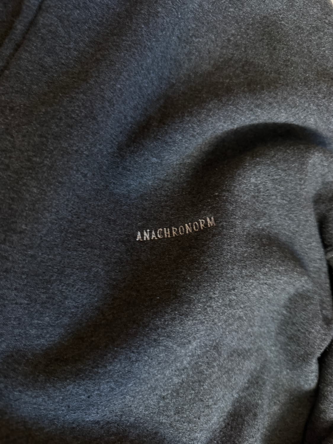 아나크로놈 회색 오버핏 후드집업 38 상품이미지5