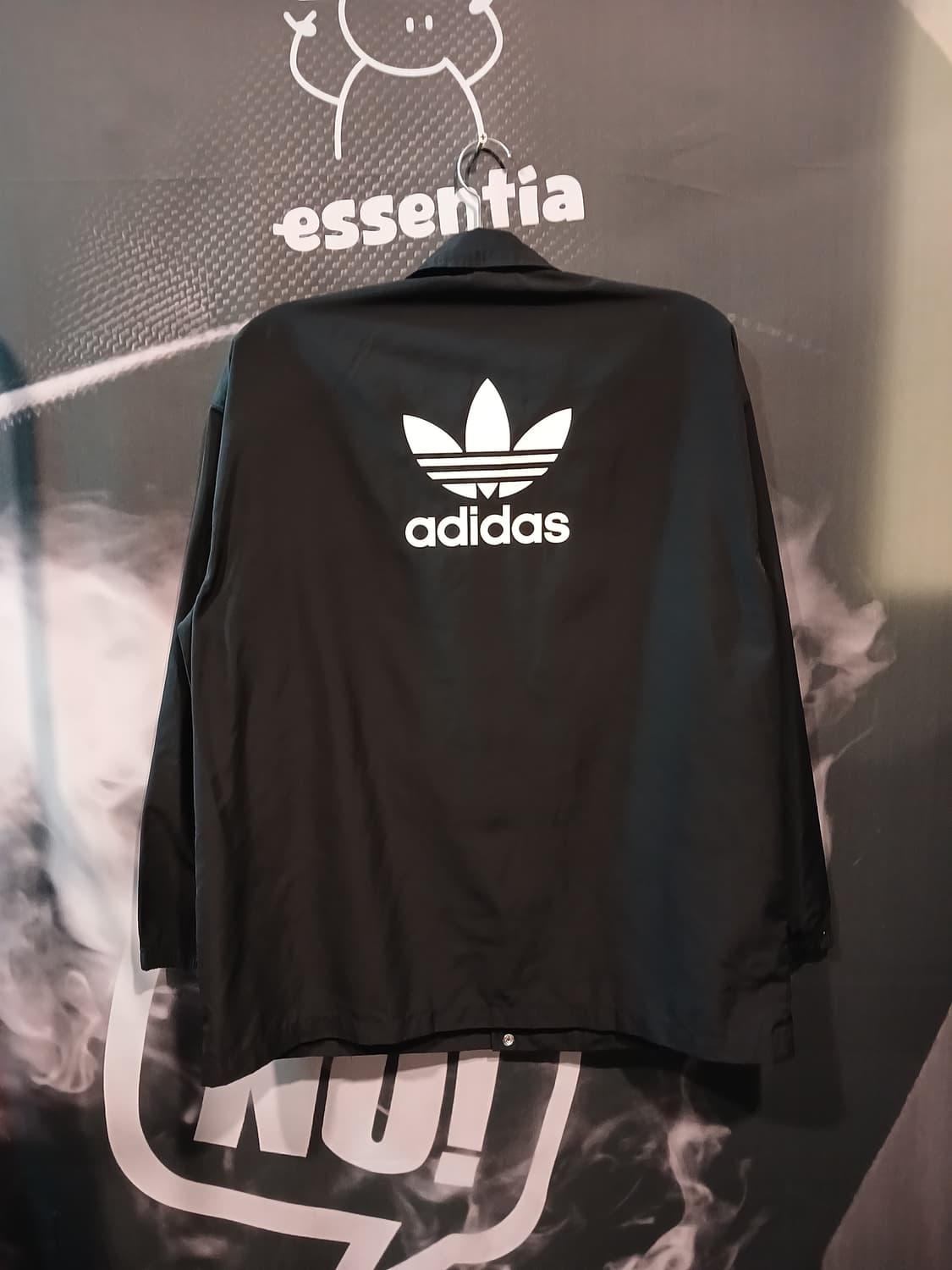 아디다스 블랙 코치 자켓 상품이미지2