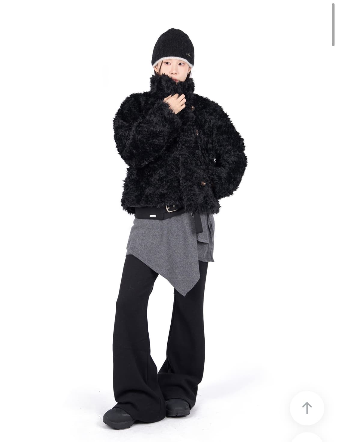 릿킴 퍼자켓 블랙 상품이미지2