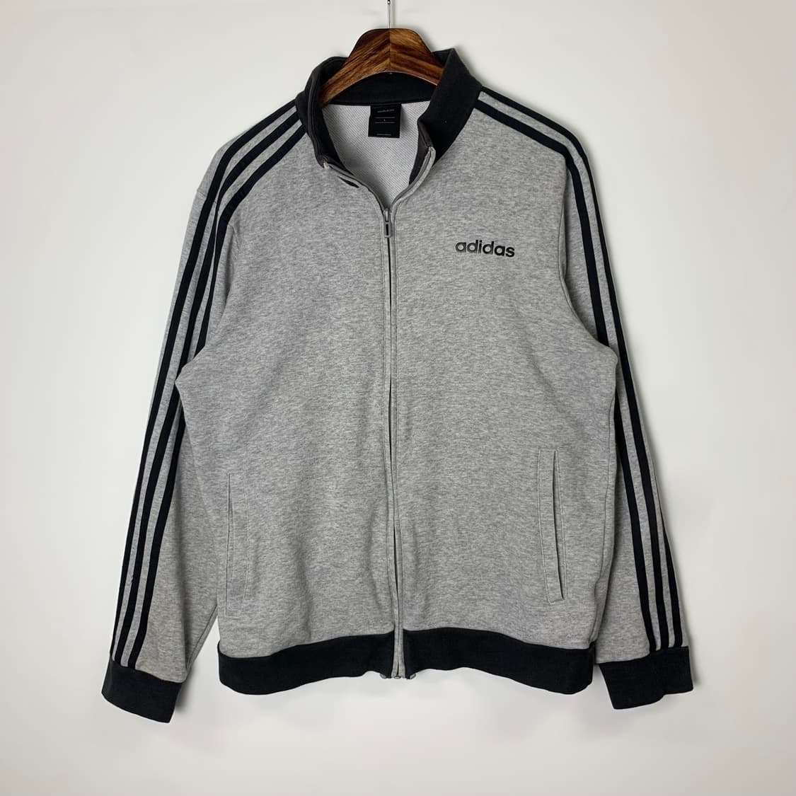 아디다스 대대장 그레이 사이드라인 코튼 져지 상품이미지2