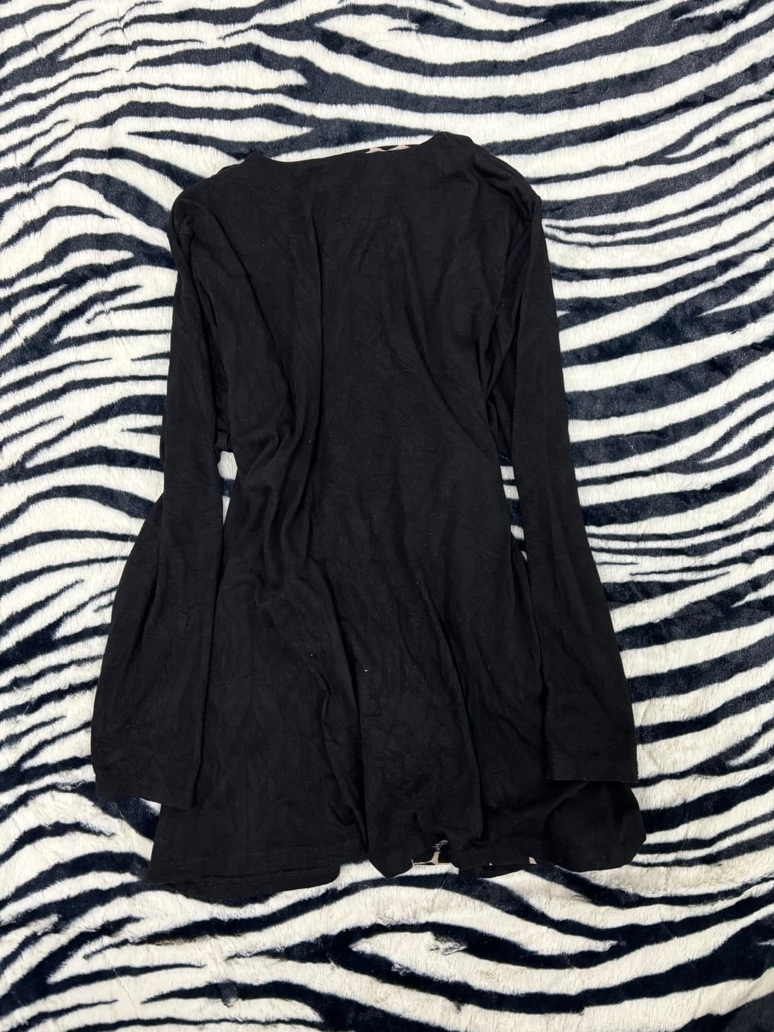 [VKEI]Rare Design Black Layered Sleeve 상품이미지6